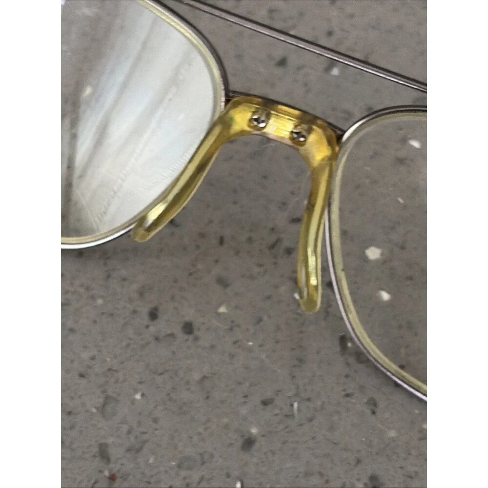 Adensco Eyeglasses Frames ONLY Mark 2A7 Aviator Double Bridge 55-16-145 5-3